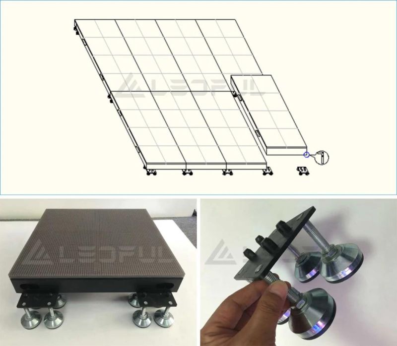 Full Color USB Control Indoor LED Floor for Rental and Fixed Installation (FI6.2)