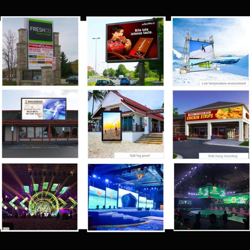 P2.5 P3 P4 P5 P6 Outdoor LED Display Screen P10 P8 LED Module Advertising Billboard Video Wall Display Panel