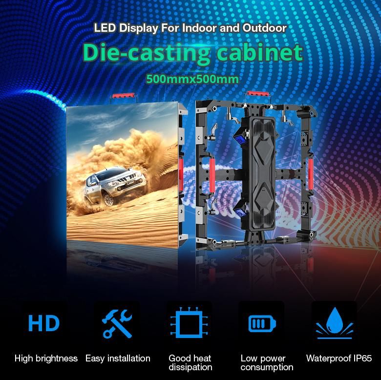 Hooshine Rate Indoor P3.91 SMD1921 Rental LED Display Screen