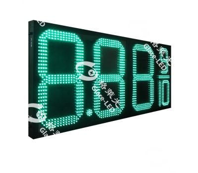 24inch White Red Green Yellow Blue Color Gas Station LED Price Sign LED Gas Price Display