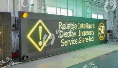 LED Digit Traffic Sign Highway Variable Message Board High Brightness Road Gantry LED Display Screen