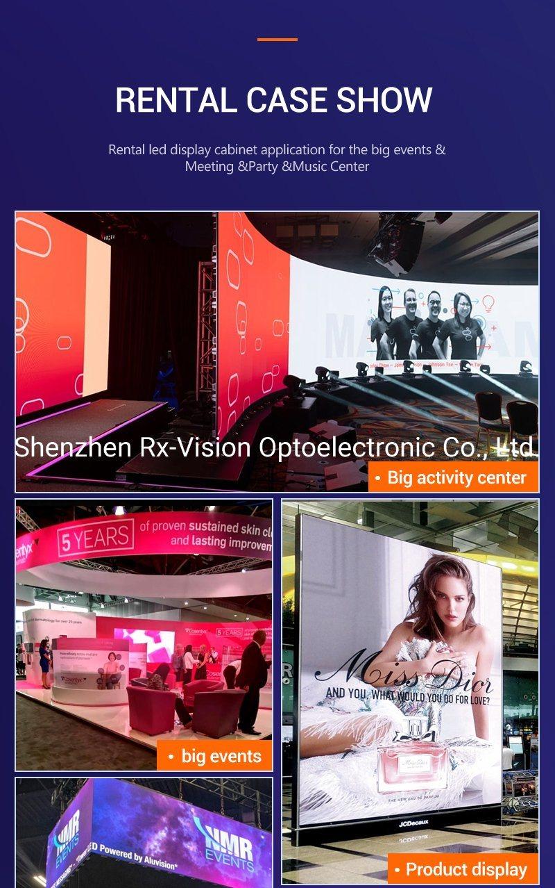 China Top Rental LED Screen Display Upadiii P3.91 Indoor LED Screen