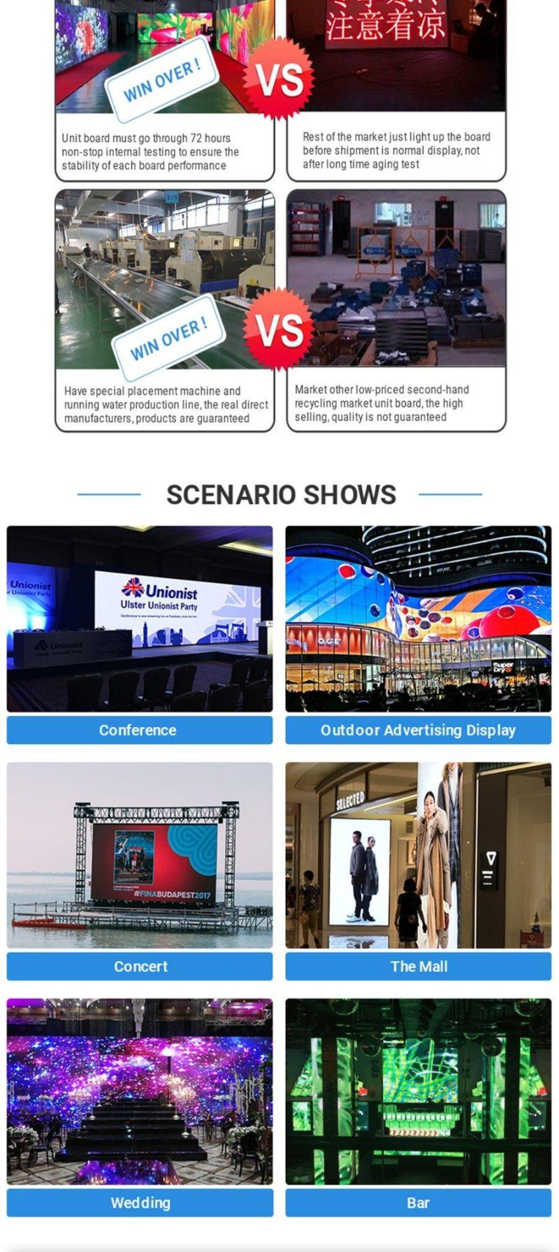 Outdoor LED Video Wall, Advertising Display, Die-Cast Aluminum Module, Advertising Screen Board