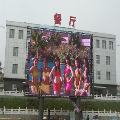 High Brightness 7000CD Waterproof P10 Outdoor Advertising LED Sign