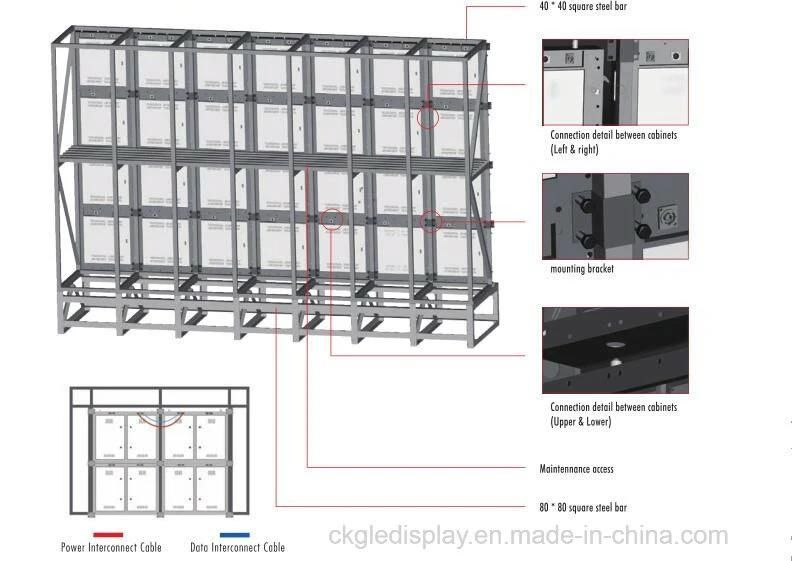 P6 HD LED Outdoor Display Panel Full Color LED TV