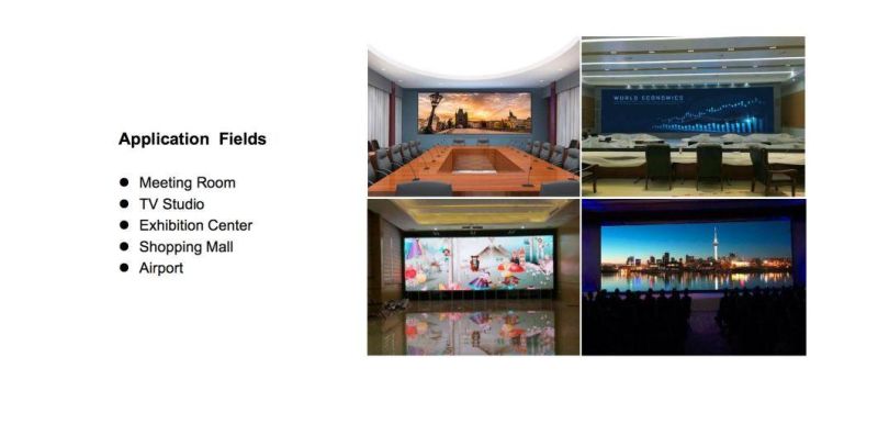 LED Display Price P1.56 P1.9 P1.876 P2 P2.5 UHD Full Color High Refresh Rate Indoor LED Board Display for Museum Meeting Room