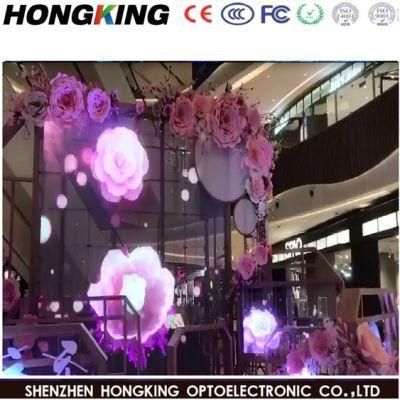 P3.91 Glass Screen Transparent Stage Screen LED Background Wall