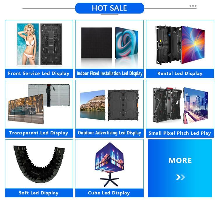 Outdoor Front Service P3 P4 P5 P6 LED Display Advertising Screen Signboard