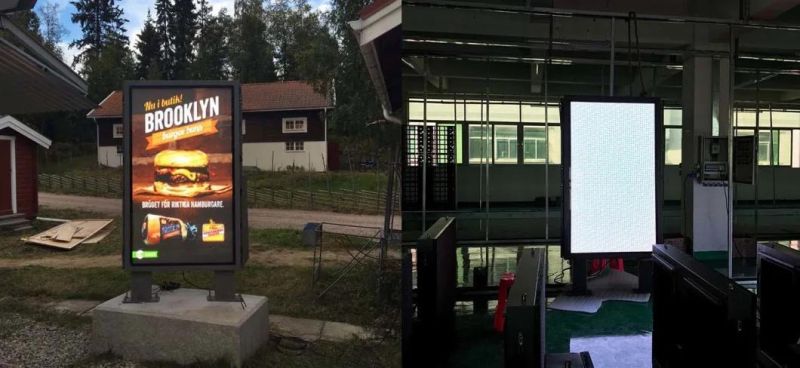 P5 High Brightness Pole LED Screen for Outdoor Advertising