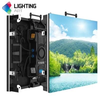 Turbine Outdoor Rental Full Color Advertising LED Display Screen with P3.91, P4.81, P5.68. P6.25 Panel