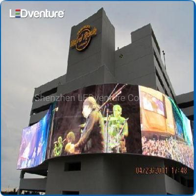 Outdoor P4.81 Video Wall Curve Advertising Digital LED Display Panel