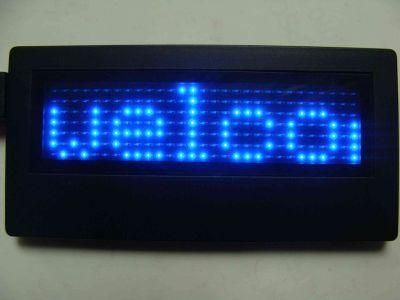 Blue Color LED Name Badge (BST729TSB)