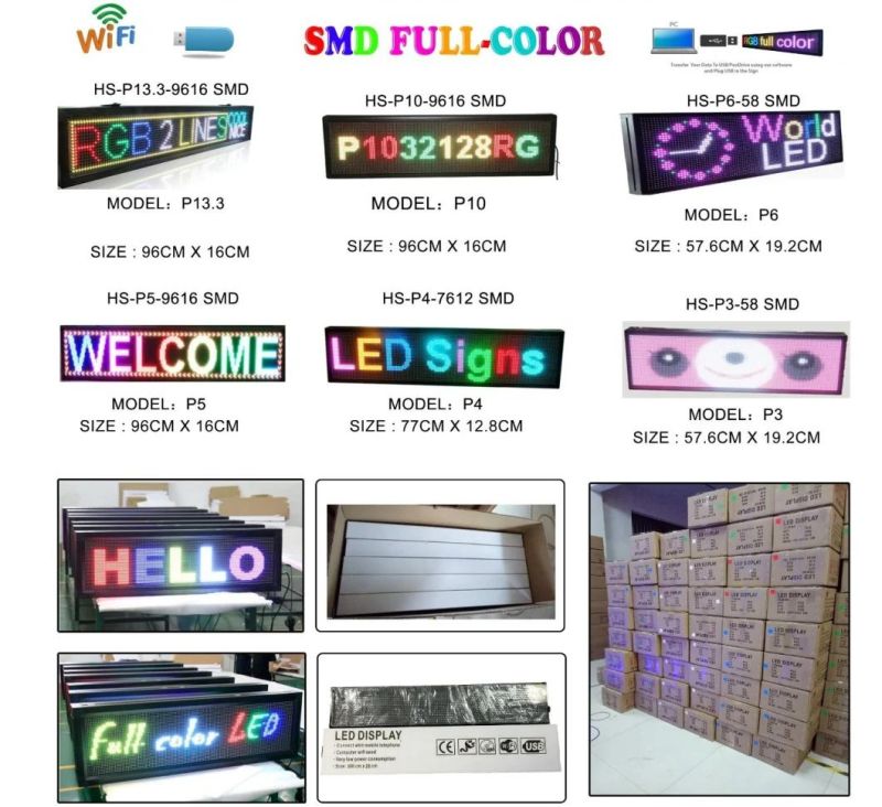 P10 Outdoor Mixed Color Aluminum Frame WiFi Control LED Modules