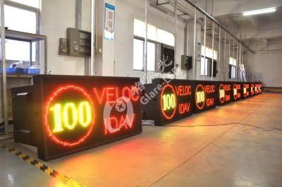 Highway Motorway Road Side LED Digital Traffic Message Car LED Vms Display