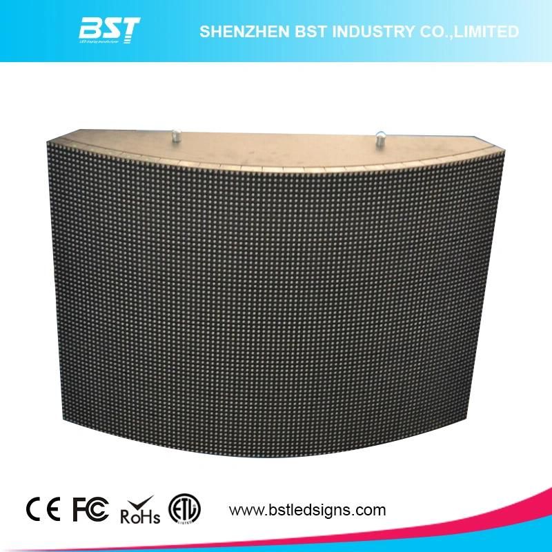 Hot Sell P10 SMD3535 Outdoor Curved Full Color LED Display for Commercial Plaza