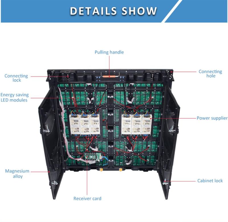 P4.8 Outdoor Full Color LED Display Screen for Advertising