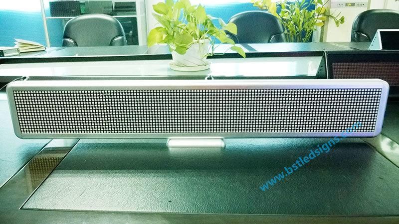 Blue Color Desk LED Moving Sign 16X96