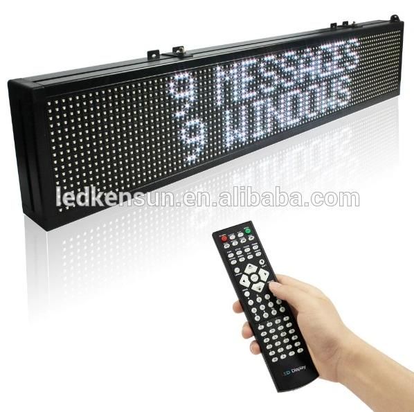 Remote Control Running Two Lines Scrolling Message Display Board