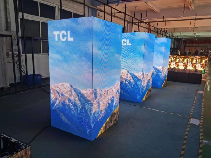 Full Color P4.81 Rental LED Display with Die-Casting Aluminum Panel 500X1000 mm Screen Billboard Module