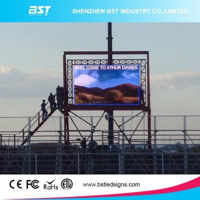 P6 RGB SMD Outdoor Advertising LED Display Full Color Waterproof High Luminance