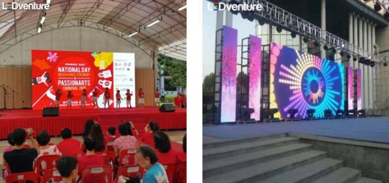 Waterproof P4.81 Outdoor Rental LED Display Screen Panel for Stage