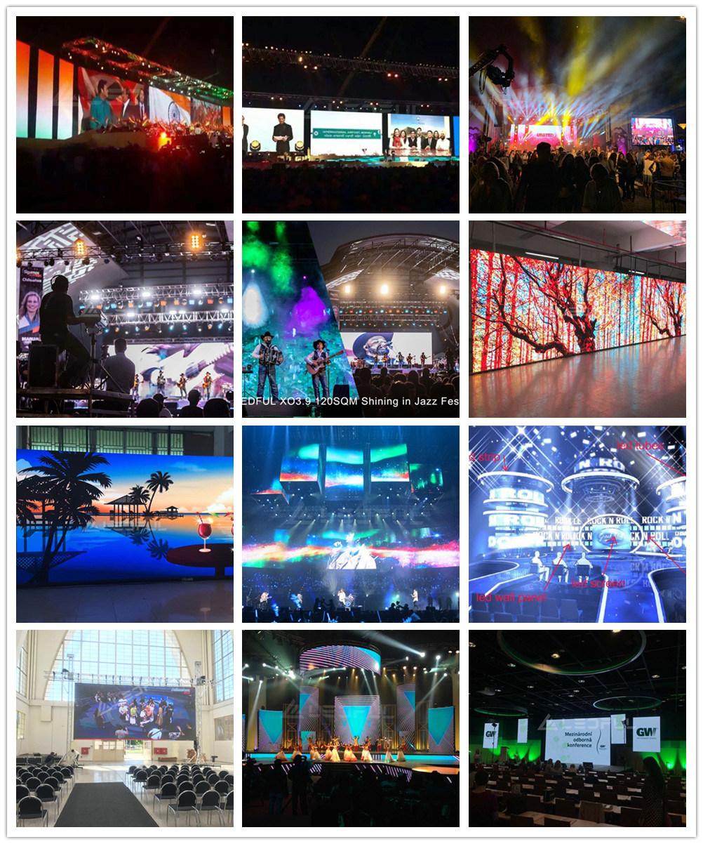 No Light Leakage Wide View Angle Stage Rental P3.9 Indoor LED Screen (XO3.9)