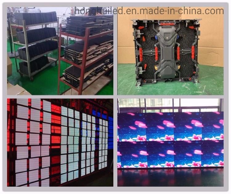 HD IP65/IP54 P4 Rental Outdoor LED Display with Video Wall