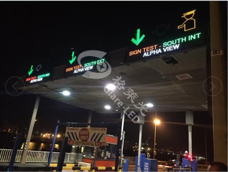 LED Traffic LED Screen Toll Plaza Signs