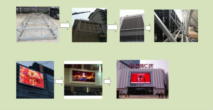 Wholesale Outdoor P4 Fixed Advertising LED Screen Background Display Module