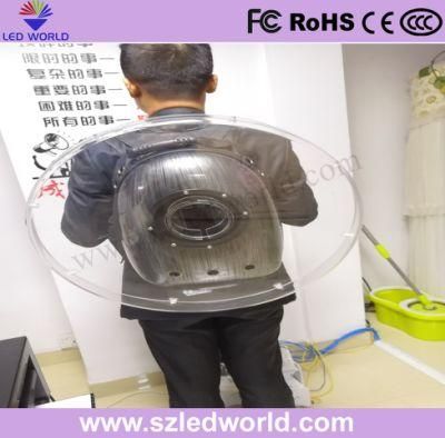 P4.81 Small Flexible LED Screen Vest for Advertising in Street