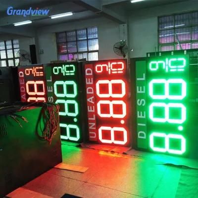 Retail Petrol Station LED Light Gas Price Sign Display Used Equipment Sign Price for Gas Station Price