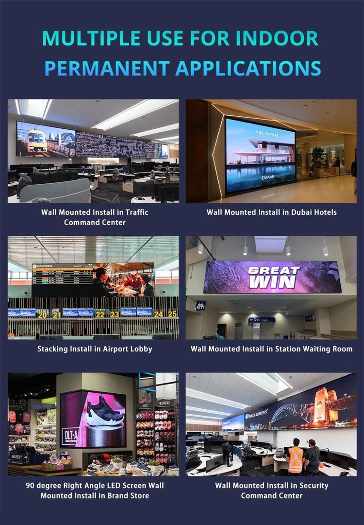 P2.5 Cheap Indoor LED Advertising Video Wall by Lecede