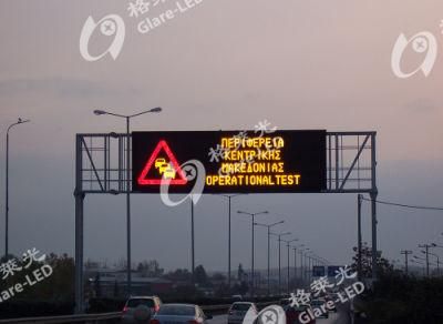 ODM Outdoor Advertising Highway Motorway Fixed Information Variable Message Signs P20 P25 P31.25 LED Traffic Display