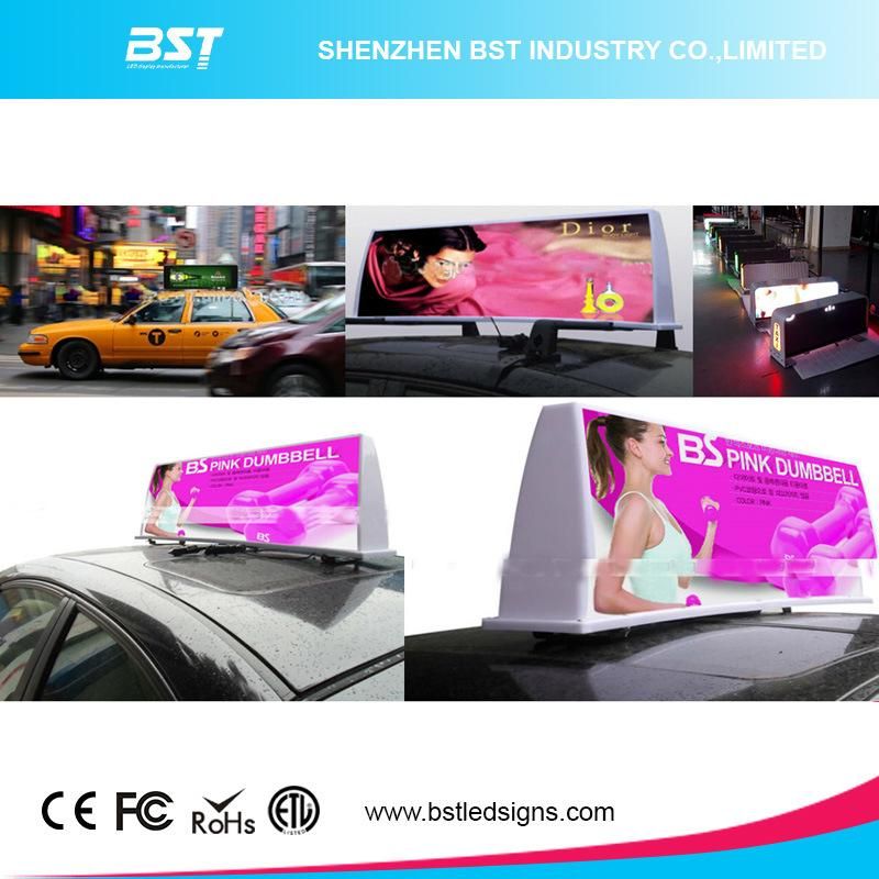 Good Quality P5mm Outdoor Full Color Taxi Top LED Sign