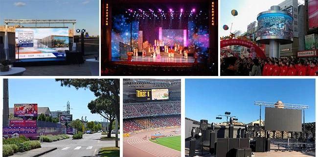 Turbine Outdoor Rental Full Color Advertising LED Display Screen with P3.91, P4.81, P5.68. P6.25 Panel