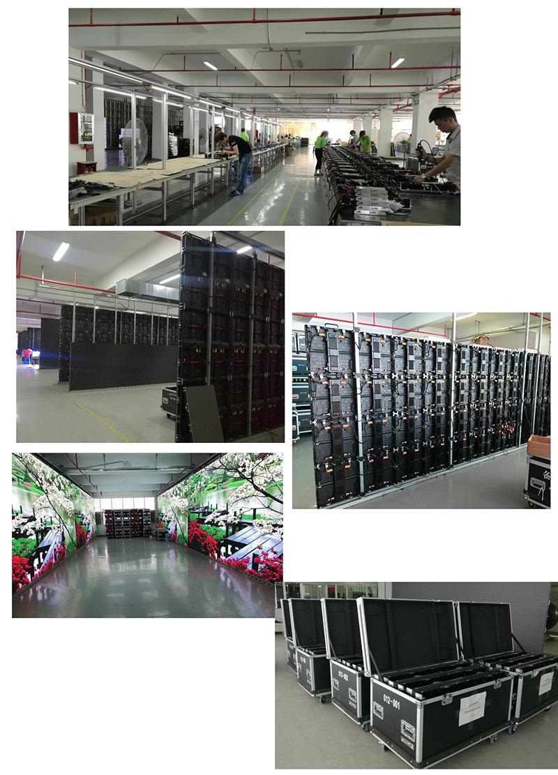 High Brightness Outdoor LED Wall for Rental (P2.97 P3.91)