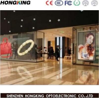 Glass P3.9 Transparent LED Display Screens Panel for Advertising