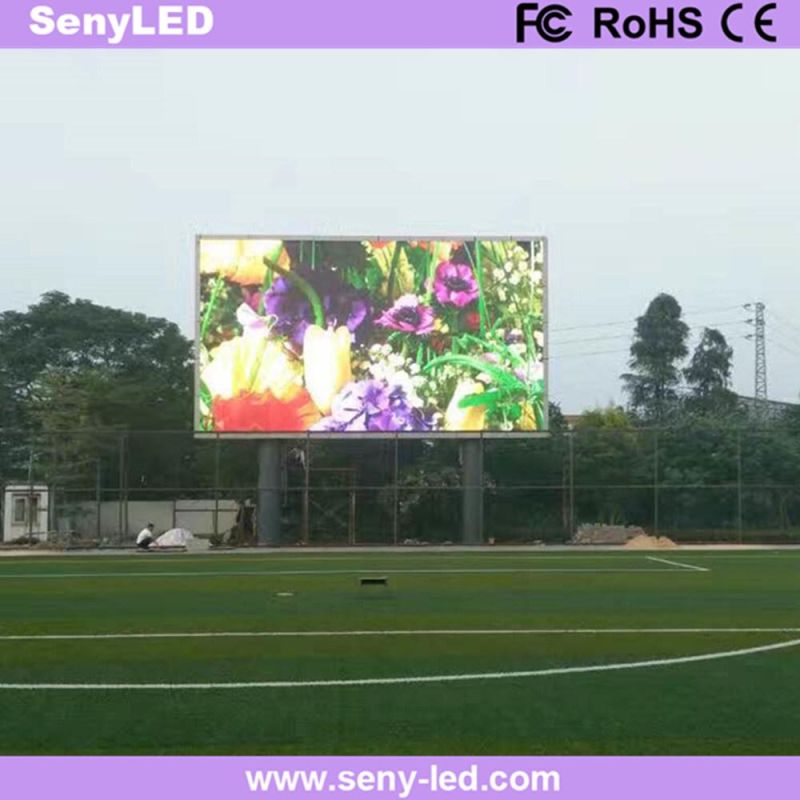 Double Column Permanent Installation Video Board Outdoor LED Display Screens (P5mm)