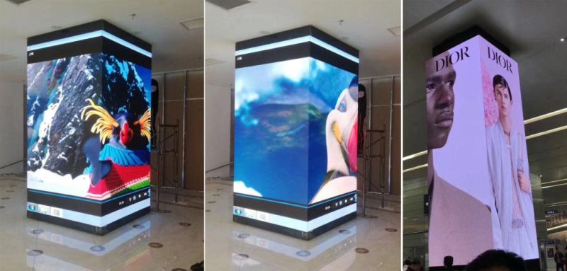 P5 P8 P6 Advertising Display 90 Degree Angle Waterproof Back Maintenance Wall Screen SMD RGB Outdoor Digital LED Billboard