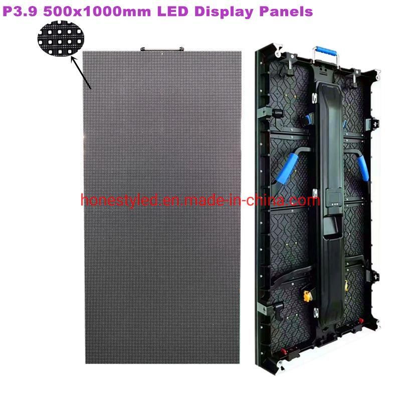 High Power Waterproof LED Display Screen P3.91 Rental Outdoor LED Billboard Full Color Advertising LED Display 500X1000mm LED Board LED Sign