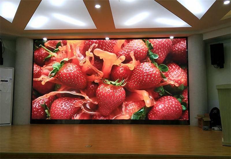 1r, 1g, 1b Shopping Guide Fws Cardboard and Wooden Carton Electronic LED Screen