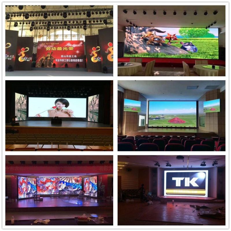 Customized Full Color LED Advertising Wall P2.976mm Indoor Screens