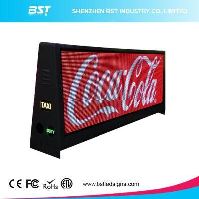 China Factory Supply P5 High Brightness Taxi Top LED Display Screen