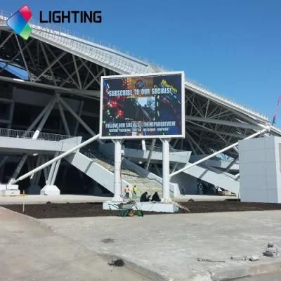 Back Maintenance P10 Outdoor Fixed Installation Full Color LED Advertising Billboard Video Wall LED Display Screen