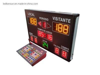 LED Handball Scoreboard Outdoor LED Scoreboard 24s Electronic Scoreboard Price