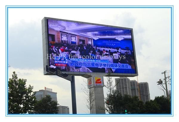 P8 Triad Encapsulation Outdoor LED Display Video Outdoor Advertising