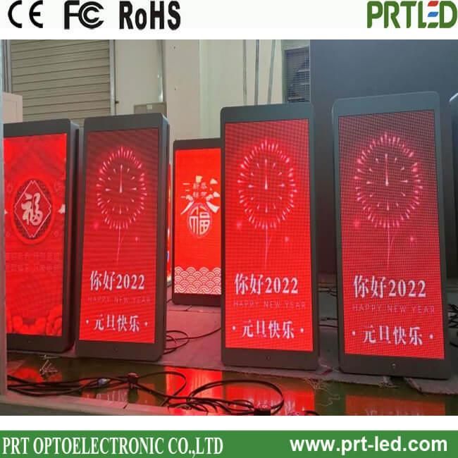 P2.5 Full Color Advertising Programmable LED Sign for Outdoor Street Pole