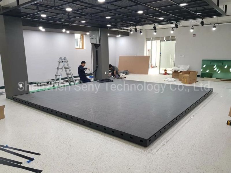 P3.91 LED Interactive Video Display Floor Tiles for Disco Dancing Factory