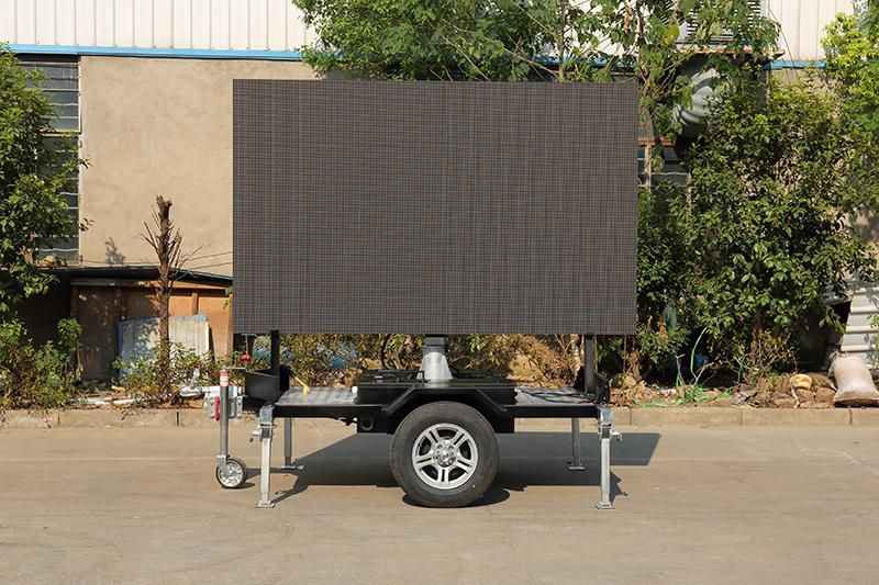 P5 Outdoor Waterproof LED Display Screen Trailer for Advertising