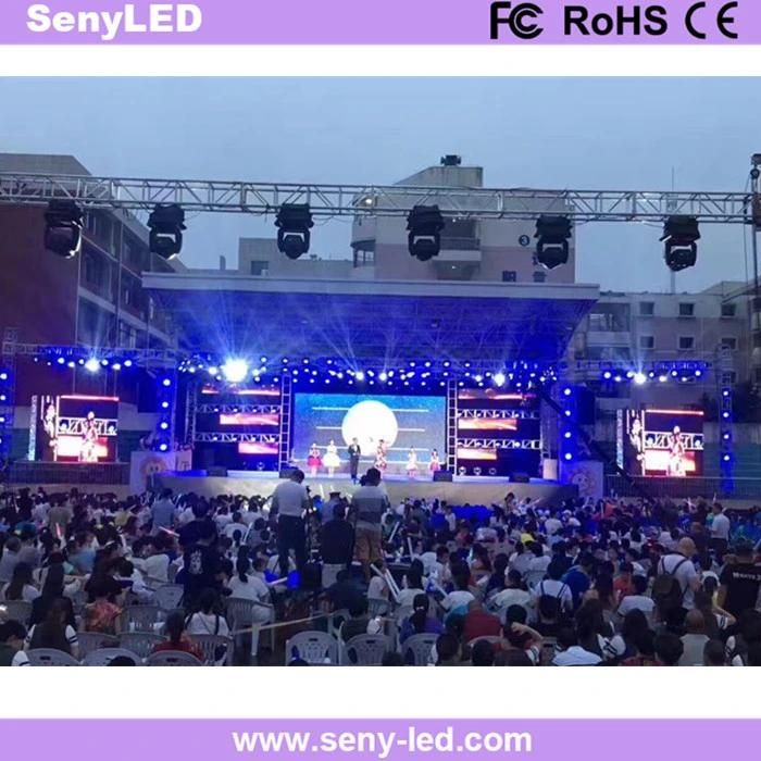 Full Color Indoor/ Outdoor P4.8 Video Display LED Wall for Rental Application